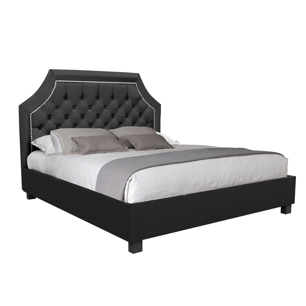 Buy Royal High King Size Bed Black Online at Affordable Prices ...