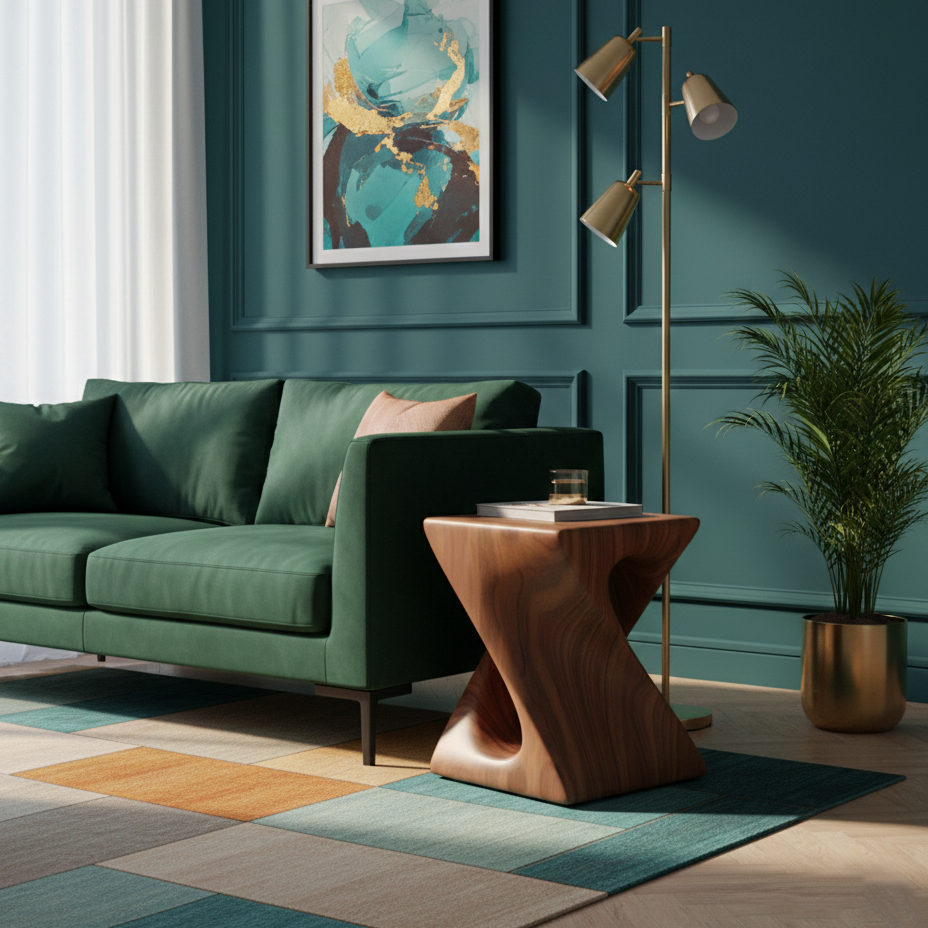 TWISTED END TABLE