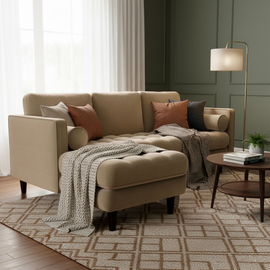 Crayola Canary   Sectional Sofa 