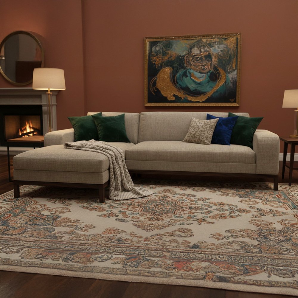 Doric Sectional Sofa -  Bone White
